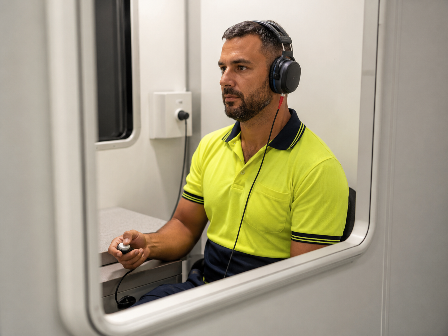 Workplace audiometric hearing test Bundaberg